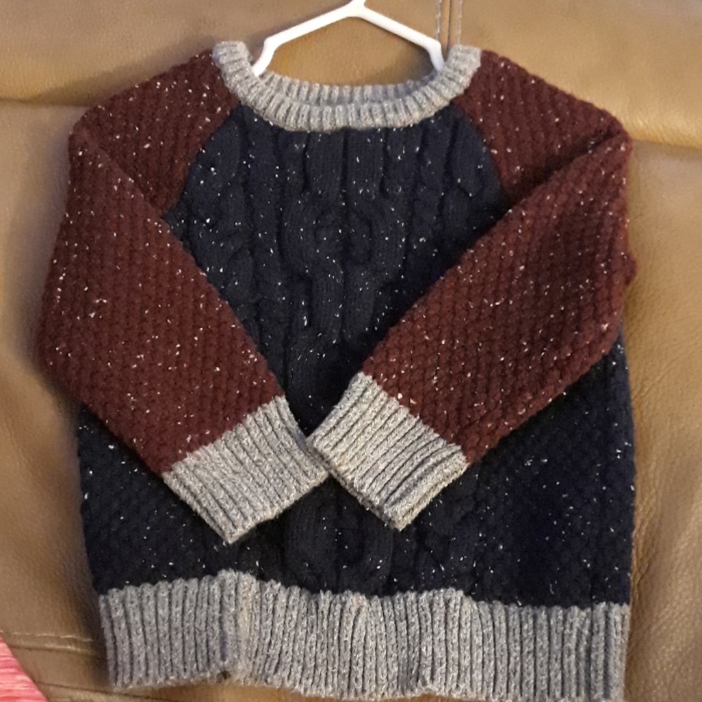 Cable knit sweater